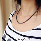 Men's Women Natural Pyrite Sterling Silver Necklace Gemstone 925 Beads Clasp DiyNoion Handmade NK106