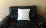 50% OFF Sale Velvet Pillows with piping, White Decorative Pillows, Velvet sofa pillows, White dorm decor, Velvet bed pillows