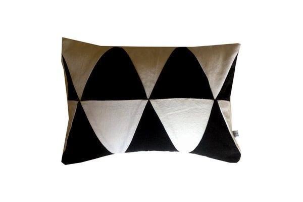 30% OFF Sale Upcycle black white pillow, black white lumbar cotton pillows, abstract pillows, sofa pillows
