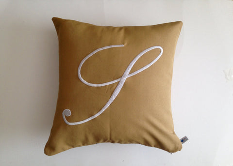 Outdoor monogram pillows, Boat pillows, Patio pillows, Birthday Gift, Housewarming Gift, Natural Color Pillows, Bench Pillows